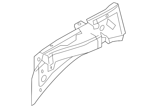 641505ZA0A Деталь UPPER RAIL, RIGHT