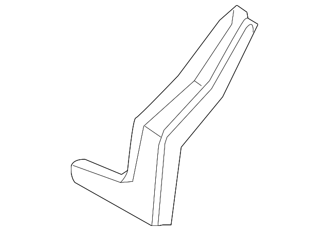 648971LA0A Деталь RAIL REINF INSULATOR, LEFT