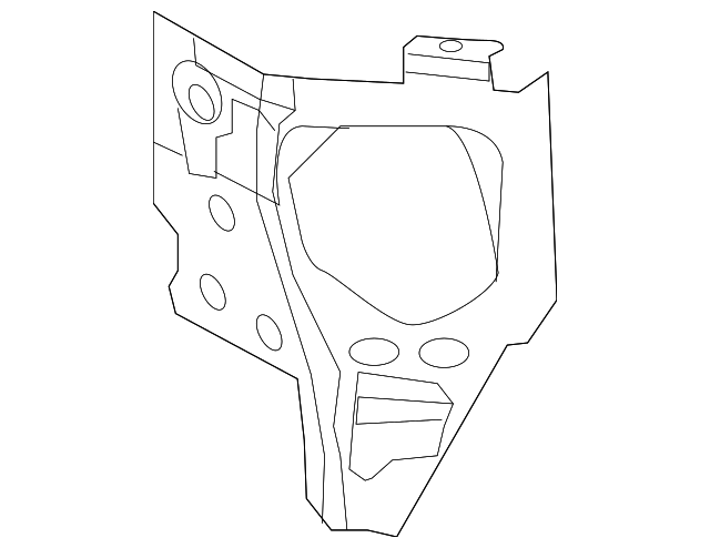 641111LA0A Деталь FRONT PANEL, LEFT