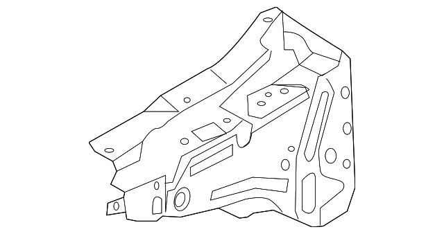 641801LA0A Деталь RAIL REINF, RIGHT
