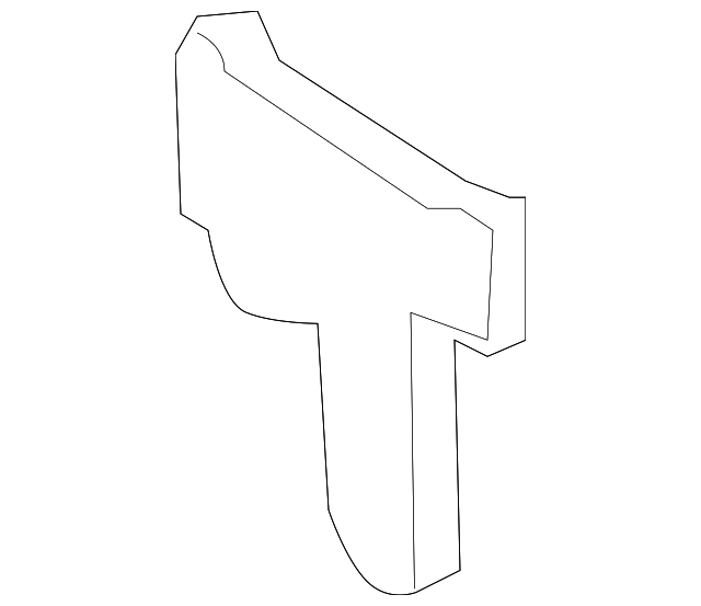 668341LA0A Деталь RAIL REINF SEAL, LEFT