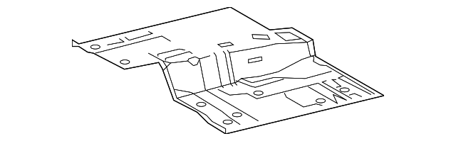 58111-04460 Деталь FRONT FLOOR PAN