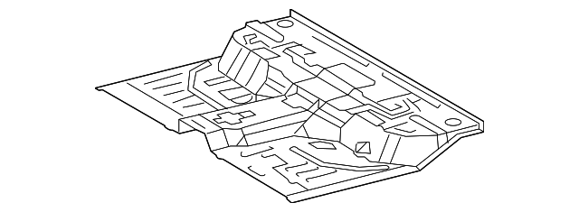 58311-04072 Деталь REAR FLOOR PAN