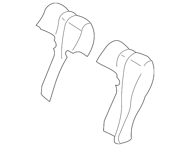 22092066477G55 Деталь SEAT BACK COVER, LEFT