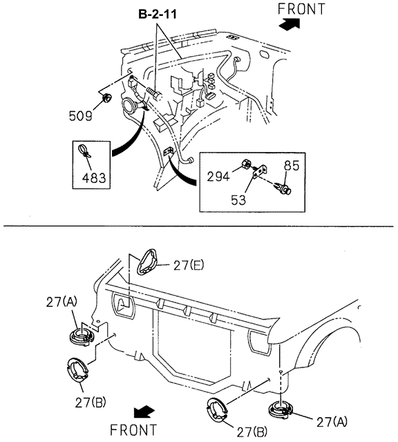 SLX HEADLIGHT BACKING
