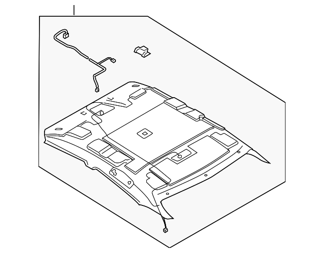 GM9B-68-030K-77 Деталь HEADLINER
