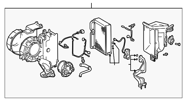 88500-60040 Деталь EVAPORATOR ASSY