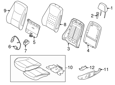 1 Series M PASSENGER SEAT COMPONENTS 3