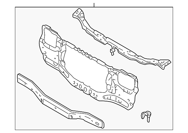 MR376454 Деталь RADIATOR SUPPORT