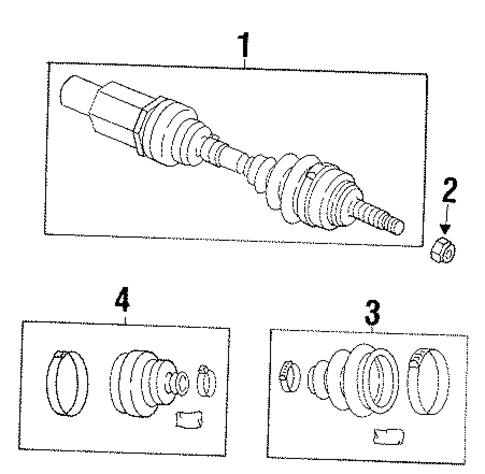LHS DRIVE AXLES