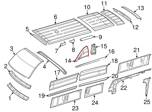 Sprinter 2500 ROOF & COMPONENTS 2
