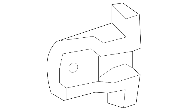 6W1Z-5422810-A LOWER HINGE, LEFT