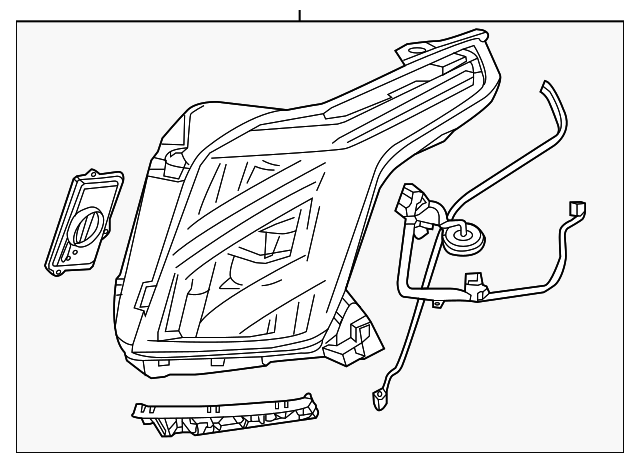 23235748 HEADLAMP ASSY, LEFT