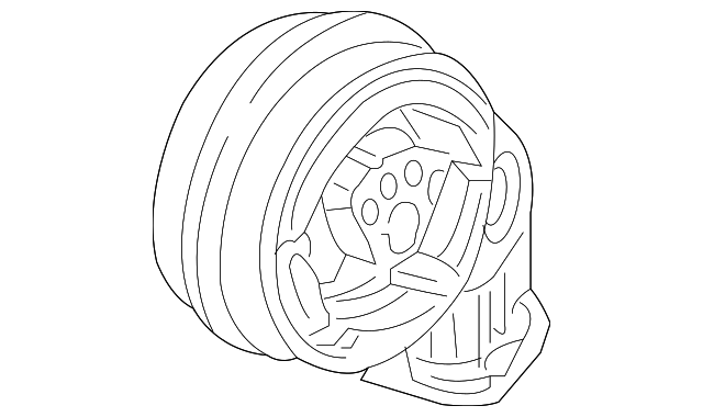 25892537 Деталь RR TRANS MOUNT