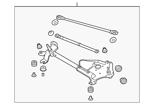 76530-TK4-A02 LINK, FR. WIPER (LH)