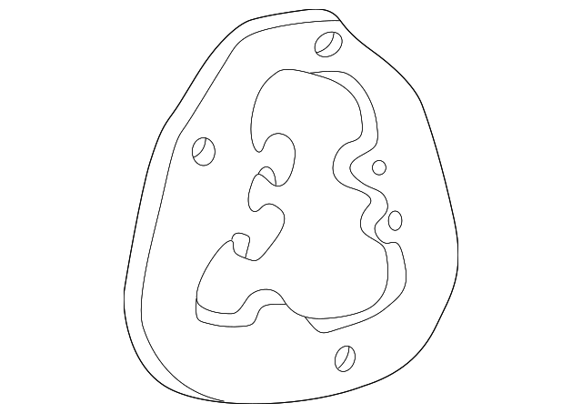 81554-02210 Деталь LENS & HOUSING GASKET, LEFT