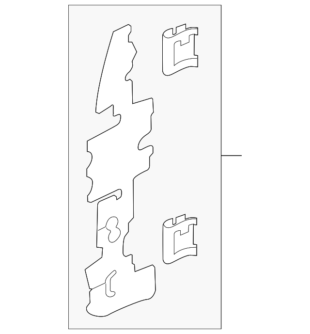 CT4Z-8348-A AIR DEFLECTOR, RIGHT