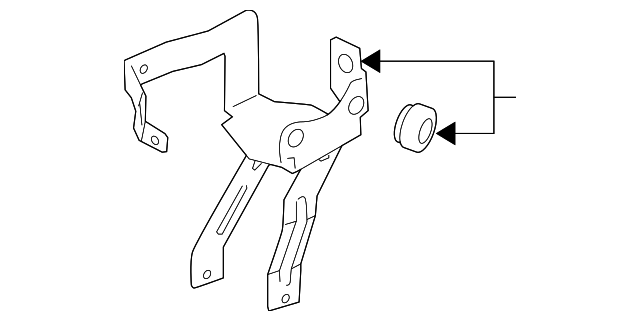 58960-1E100 Деталь MOUNT BRACKET