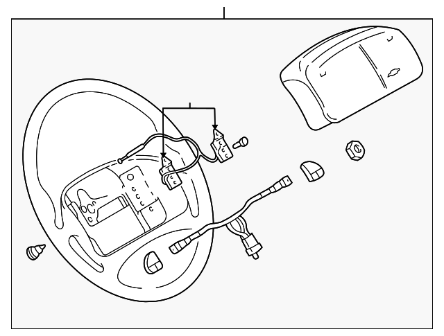 10289344 STEERING WHEEL