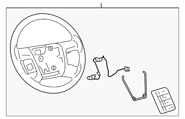 ZZC7-32-980B-03 Деталь STEERING WHEEL