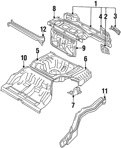 Diamante REAR BODY & FLOOR 2