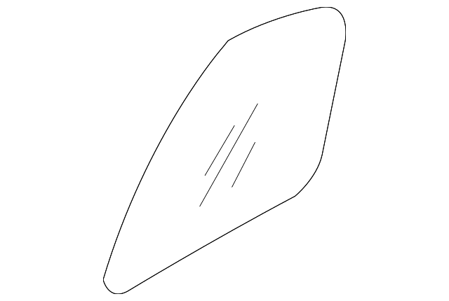 83417-2G010 Деталь FIXED GLASS, LEFT