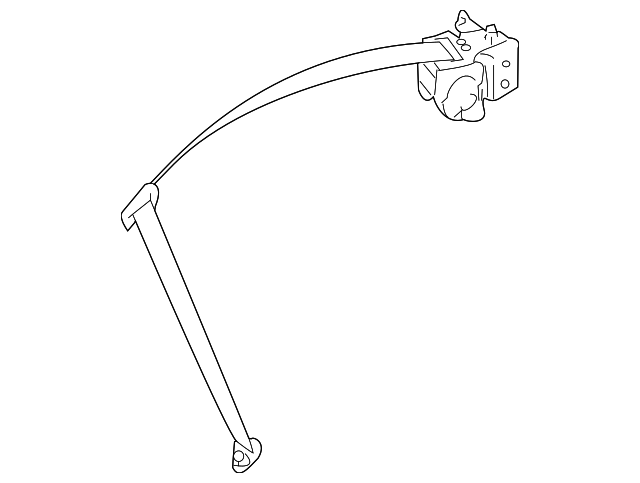 64660SC011AP Деталь OUTER BELT ASSY, LEFT