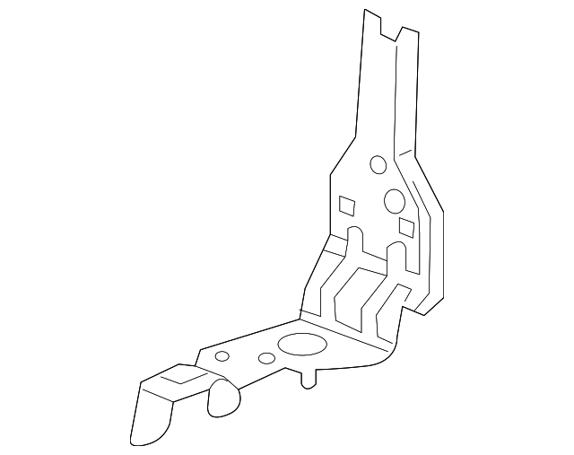 23385642 Деталь REINF BEAM BRACKET, LEFT