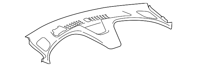 23382536 Деталь DEFROSTER PANEL