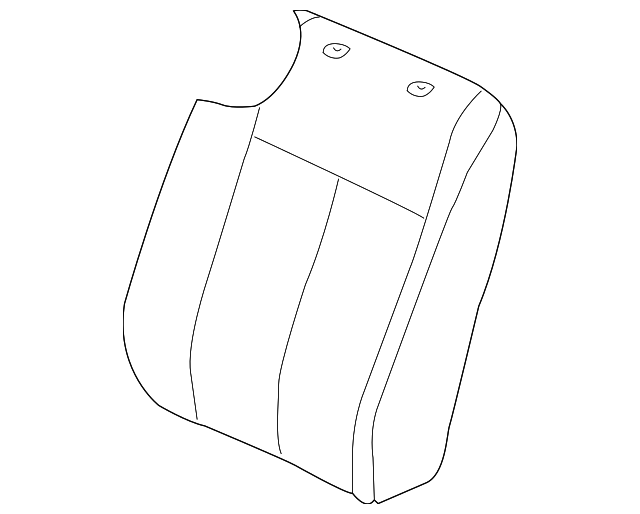 8530386Z01 Деталь SEAT BACK COVER, RIGHT