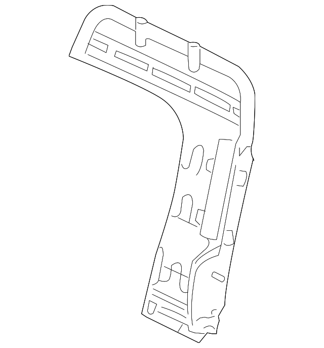 8581086Z10 Деталь SEAT BACK FRAME, RIGHT