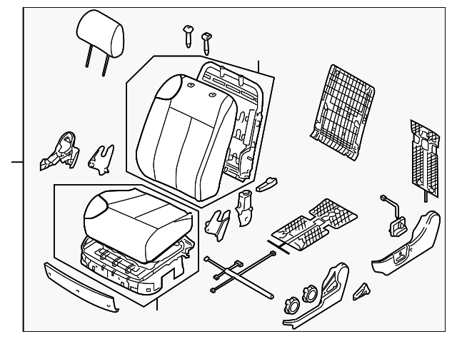 8500186Z01 Деталь SEAT ASSY, RIGHT