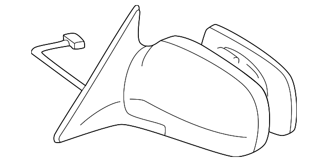 87910-42680 Деталь MIRROR ASSY, RIGHT