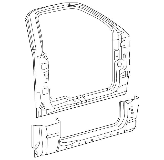 9L3Z-15211A10-A Деталь APERTURE PANEL, RIGHT