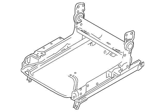 CC43-88-97X-02 Деталь SEAT TRACK, LEFT