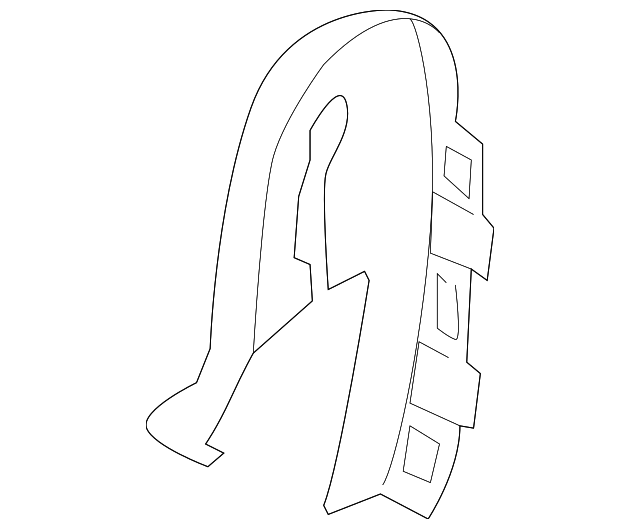 C243882E402 Деталь HINGE COVER, LEFT