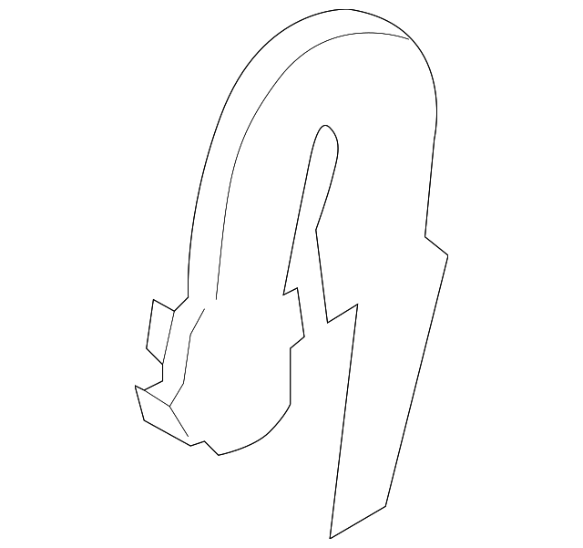 C243882E302 Деталь HINGE COVER, RIGHT