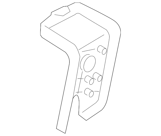 C243-88-1M4-02 Деталь INNER COVER, LEFT