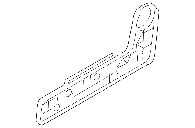 C243-88-2K7A-02 Деталь SIDE COVER, RIGHT