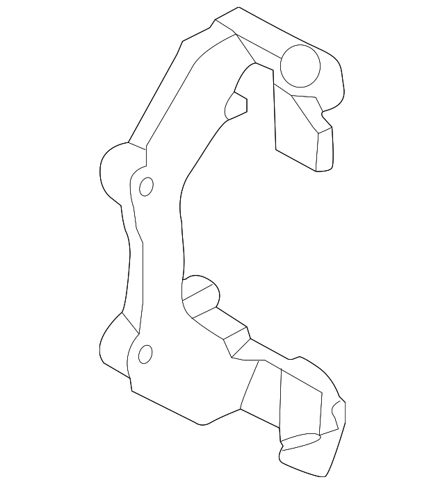 BV6Z-2B292-B Деталь CALIPER MOUNT, LEFT