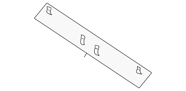 86683-26800 BUMPER COVER SUPPORT BRACKET, LEFT