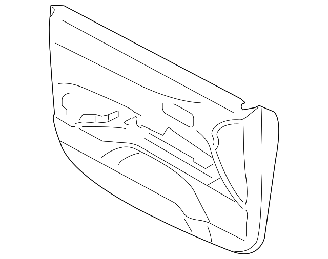 7221A854YA DOOR TRIM PANEL, RIGHT