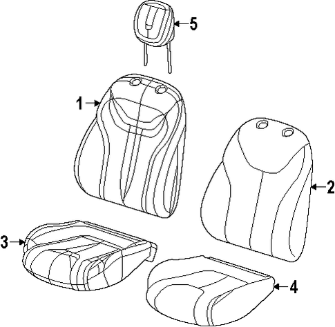 Dart FRONT SEAT COMPONENTS 4