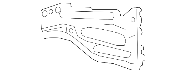 23136551 Деталь EXTENSION PANEL, RIGHT