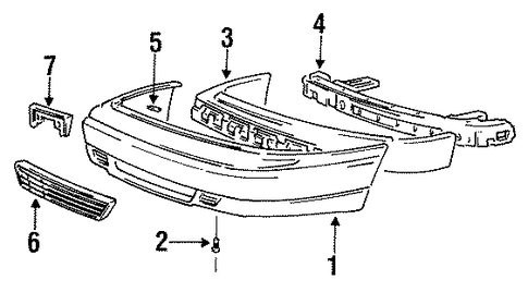 Precis BUMPER & COMPONENTS - FRONT
