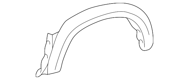 00444-42969-LH Деталь WHEEL FLARE, LEFT