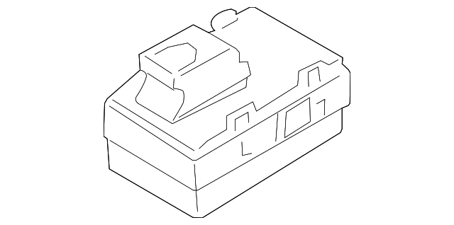 93580-3R200 Деталь WINDOW SWITCH, RIGHT