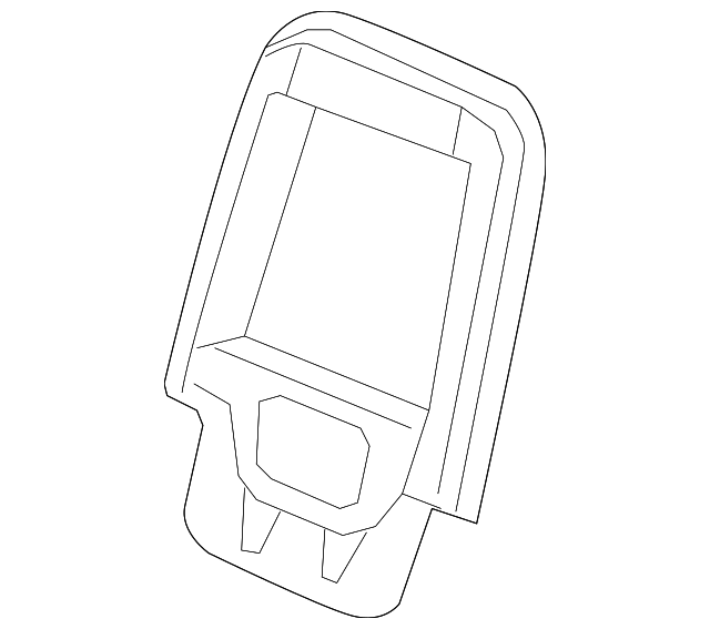 15269763 Деталь SEAT BACK FRAME, RIGHT