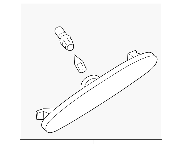 GP9A-51-5E0 Деталь SIDE MARKER LAMP, RIGHT