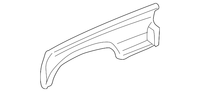 55256697 Деталь BAFFLE, LEFT